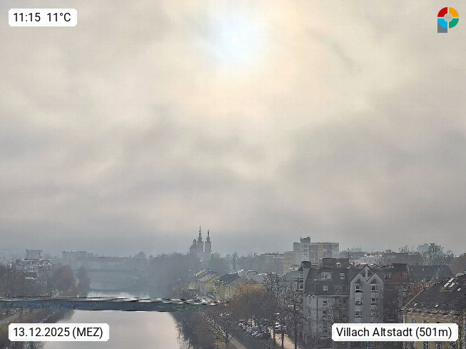 Wetter Webcam Villach Altstadt Villach Panoramablick