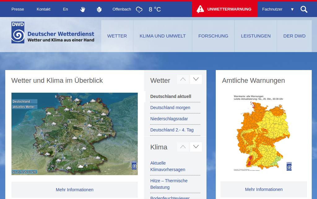 Website des Kamerabetreibers