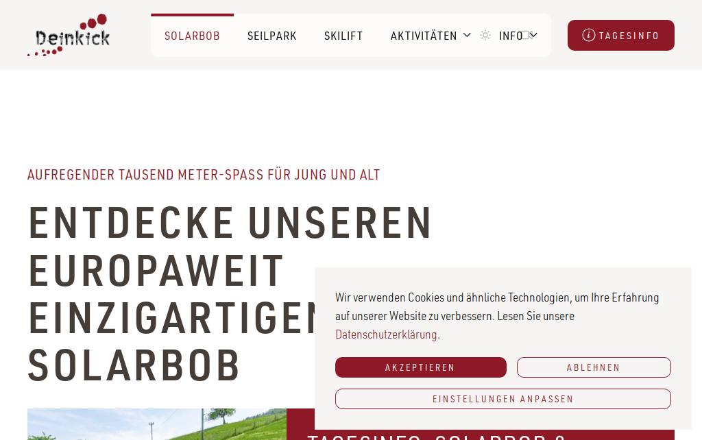 Website des Kamerabetreibers