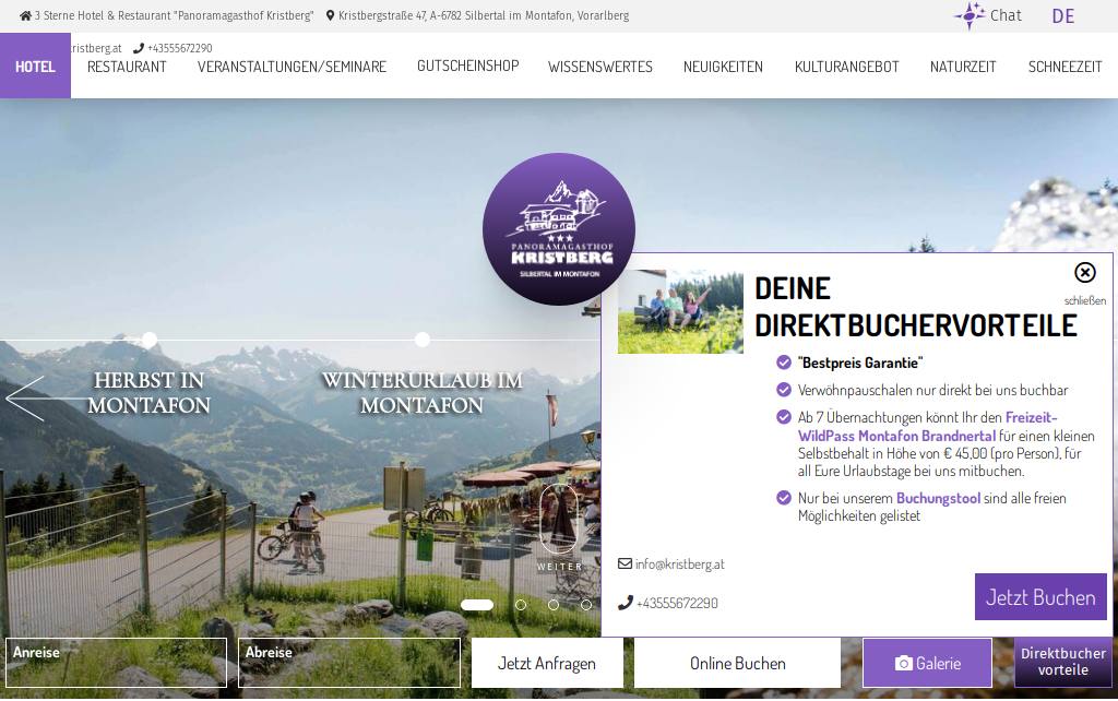 Website des Kamerabetreibers