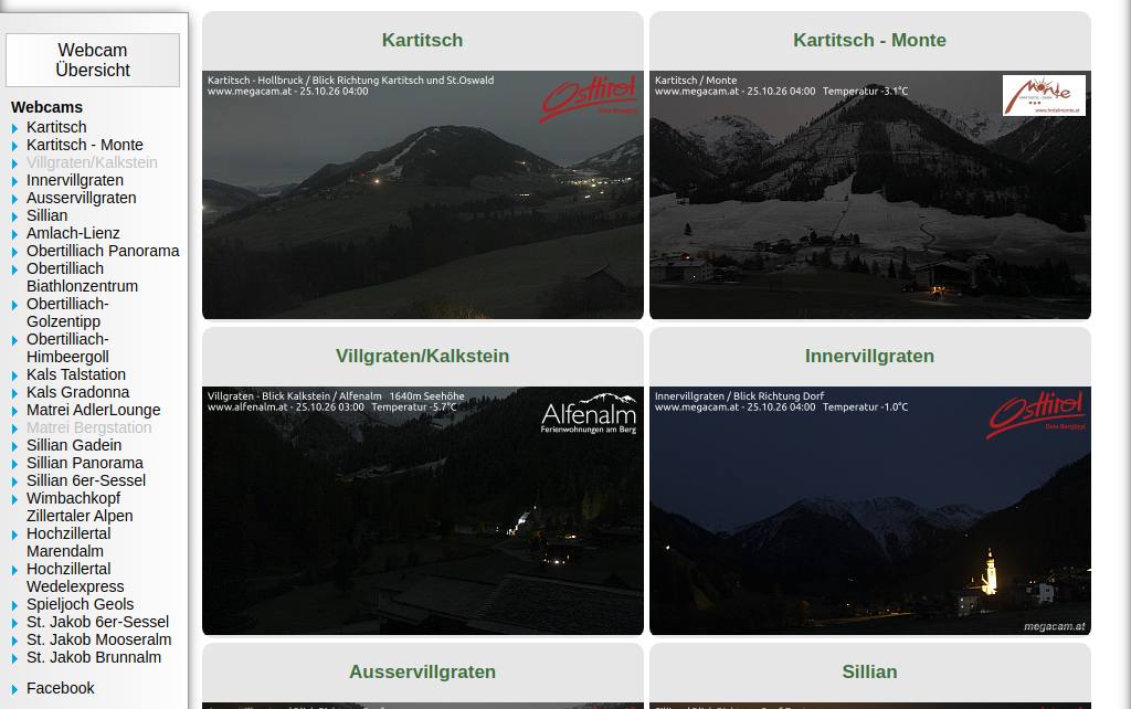 Website des Kamerabetreibers