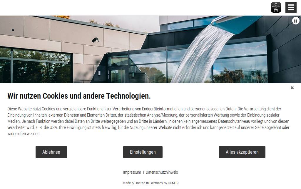 Website des Kamerabetreibers