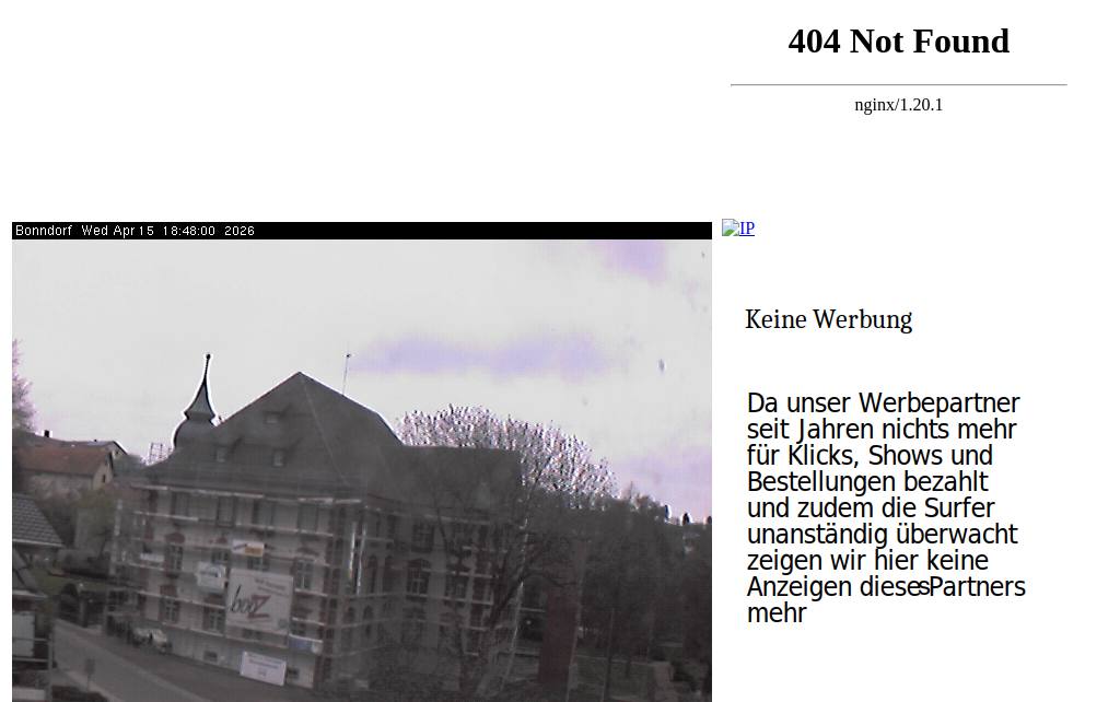 Website des Kamerabetreibers