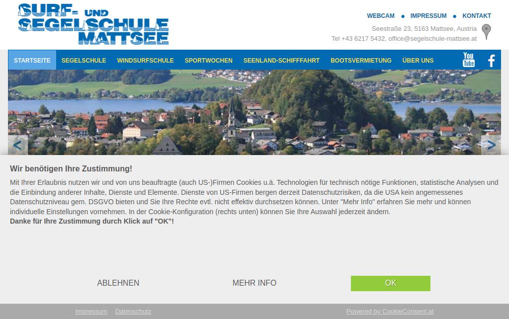 Website des Kamerabetreibers