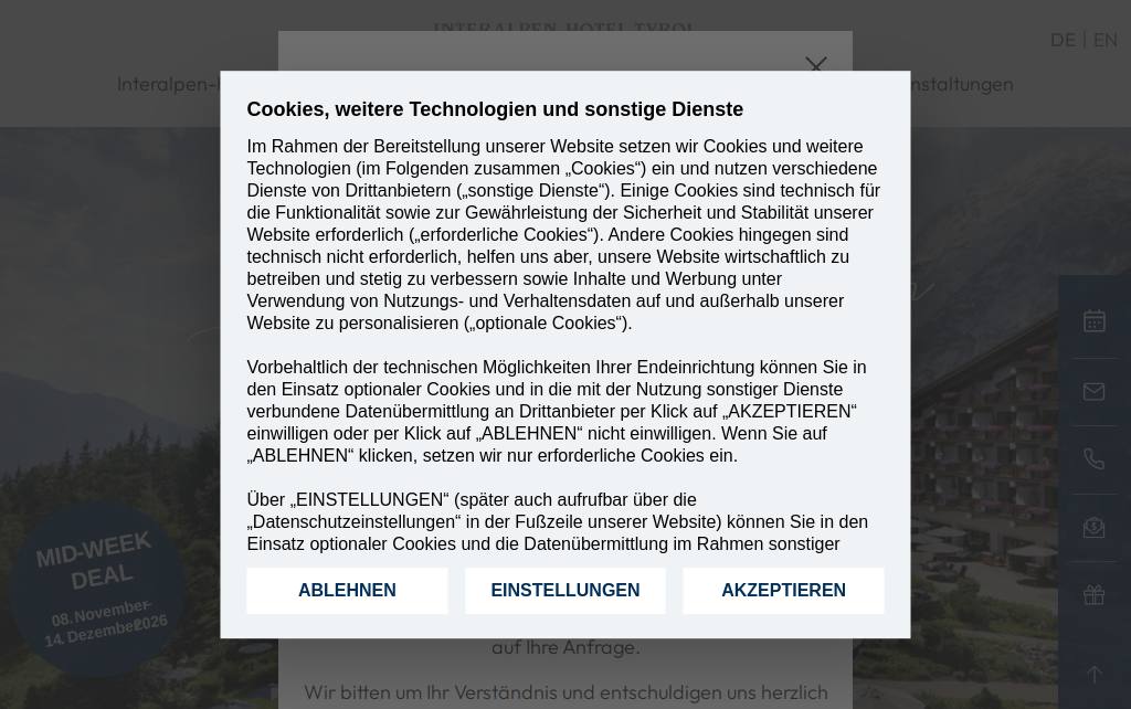 Website des Kamerabetreibers