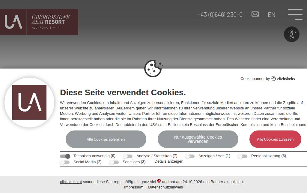 Website des Kamerabetreibers